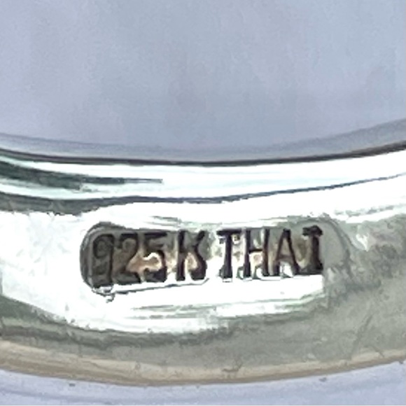 Sterling Silver Irregular Spiral Shaped Hoop Earrings with Post Closure - Picture 4 of 6